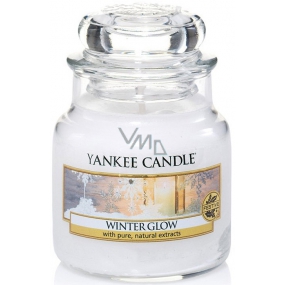 Yankee Candle Winter Glow - Zimní záře vonná svíčka Classic malá sklo 104 g