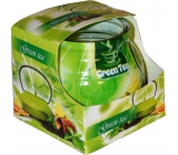 Admit Green Tea - Zelený čaj dekorativní aromatická svíčka ve skle 80 g