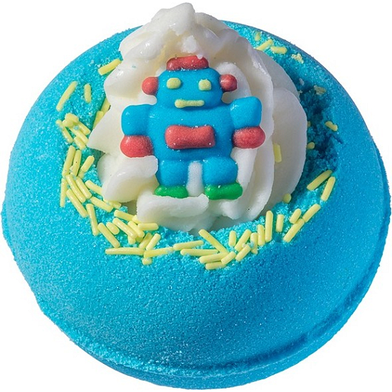 Bomb Cosmetics RobotoBomb - Robo-Bomb Šumivý balistik do koupele 160 g