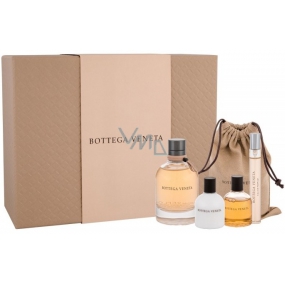 Bottega Veneta Veneta parfémovaná voda pro ženy 75 ml + parfémovaná voda 10 ml + tělové mléko 30 ml + sprchový gel 30 ml + pytlíček, dárková sada