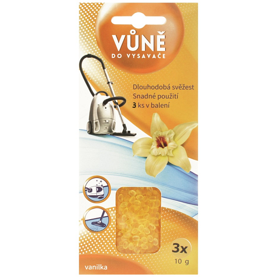Kozák Vůně do vysavače Vanilka 3 x 10 g
