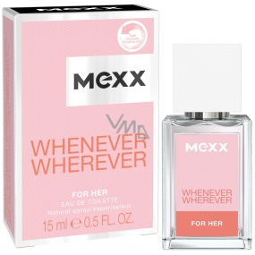 Mexx Whenever Wherever for Her toaletní voda pro ženy 15 ml