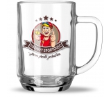 Nekupto Hobby pivní sklenice Vášnivý sportovec 500 ml