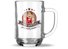 Nekupto Hobby pivní sklenice Vášnivý sportovec 500 ml