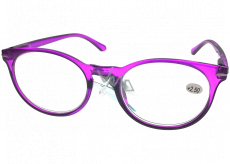 Berkeley Čtecí dioptrické brýle +2,5 plast fialové, kulaté skla 1 kus MC2171