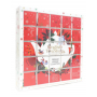 English Tea Shop Bio Adventní kalendář Puzzle červený 25 kusů bioodbouratelných pyramidek čaje, 13 příchutí, 48 g, dárková sada