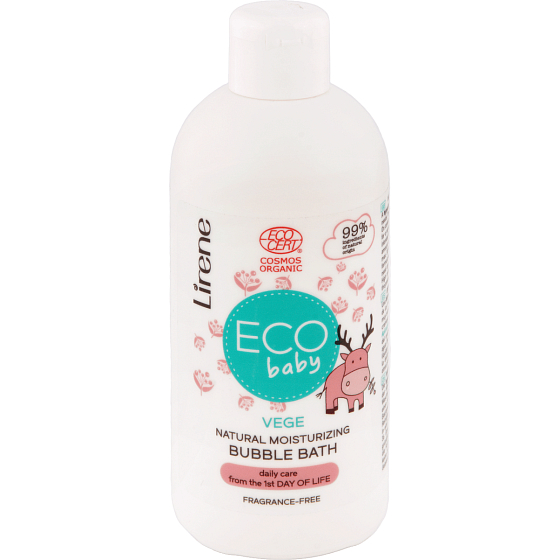 Lirene ECO Baby přírodní pěna do koupele pro děti 250 ml