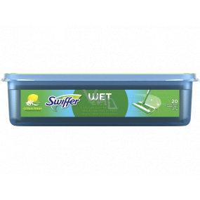 Swiffer Wet Citrus Fresh náhradní vlhčené ubrousky na podlahu 20 kusů