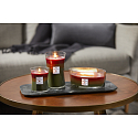 WoodWick Trilogy Hearthside Foyer - Posezení u krbu vonná svíčka s dřevěným knotem a víčkem sklo velká 609,5 g