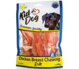 KidDog Chicken Breast Chawing Rolls kuřecí prsa na buvolí tyčince, měkká masová pochoutka pro psy 250 g