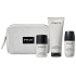 Payot Optimale Soin Hydratant Quotidien hydratační gelový krém 50 ml + Gel de Douche Intégral sprchový gel na tělo a vlasy 200 ml + Roll-on anti-transpirant 24H deodorant roll-on 75 ml + kosmetická taška, kosmetická sada pro muže 2023