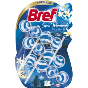 Bref Spa Moments Vitality WC blok pro dlouhotrvající svěžest a hygienu vaší toalety 3 x 50 g