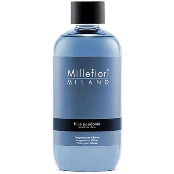 Millefiori Milano Natural Blue Posidonia - Modrá posidonie Náplň difuzéru pro vonná stébla 250 ml
