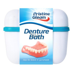 Pristine Bleam krabička na hygienu pro zubní protézy a rovnátka Extra