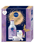 Nivea Beauty Care Antiwrinkle krém pro zlepšení kontur 65+ 50 ml + Nivea Sensitive zklidňující micelární voda 400 ml, kosmetická sada pro ženy