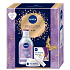 Nivea Beauty Care Antiwrinkle krém pro zlepšení kontur 65+ 50 ml + Nivea Sensitive zklidňující micelární voda 400 ml, kosmetická sada pro ženy