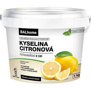 BALhome kyselina citronová potravinářská E 330, 1 kg