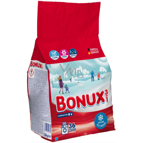 Bonux White Polar Ice Fresh 3v1 prací prášek na bílé prádlo 36 dávek 2,34 kg