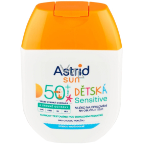 Astrid Sun Kids OF50+ Sensitive mléko na opalování 60 ml