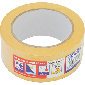 Spokar maskovací PVC páska, venkovní, odolná UV a vodě, lepí týden, 48 mm × 33 m Spokar maskovací PVC páska, venkovní, odolná UV a vodě, lepí týden, 48 mm × 33 m