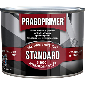 Pragoprimer Standard S2000 základní barva na kov, 0840 červenohnědá, 350 ml Pragoprimer Standard S2000 základní barva na kov, 0840 červenohnědá, 350 ml