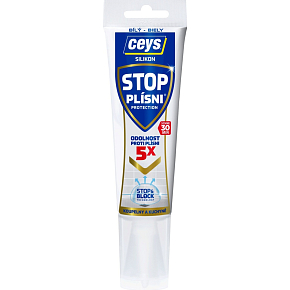 Ceys Stop Plísni sanitární silikon, bílý, tuba 125 ml Ceys Stop Plísni sanitární silikon, bílý, tuba 125 ml