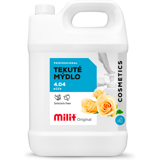 Milit tekuté mýdlo, růže, 5 l
