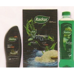 Radox Sport Aktivní sprchový gel 250 ml + pěna do koupele 500 ml, kosmetická sada