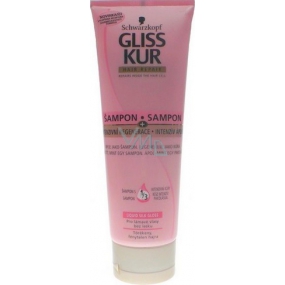 Gliss Kur Liquid Silk Gloss regenerační šampon na vlasy v tubě 250 ml