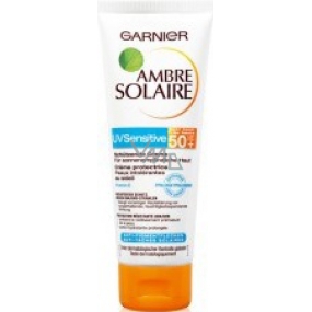 Garnier Ambre Solaire SPF50+ krém na opalování pro citlivou pleť 50 ml
