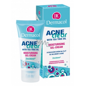 Dermacol Acneclear Moisturising Hydratační gel-krém na pleť 50 ml