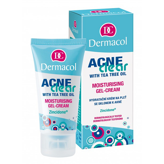 Dermacol Acneclear Moisturising Hydratační gel-krém na pleť 50 ml