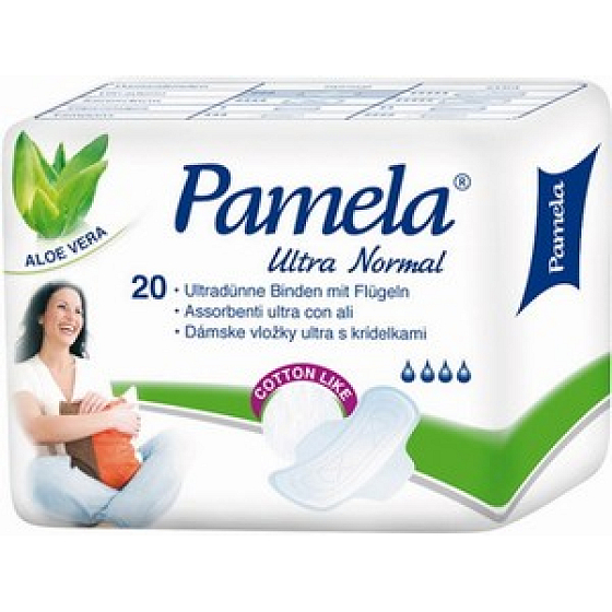 Pamela Ultra Normal Cotton Like intimní vložky 20 kusů
