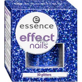 Essence Effect Nails 3D Glitters efekt na nehty 02 Miss Blue Eyes 3,2 g