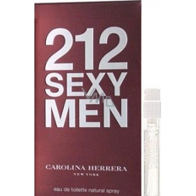 DÁREK Carolina Herrera 212 Sexy Men toaletní voda 1,5 ml s rozprašovačem, vialka