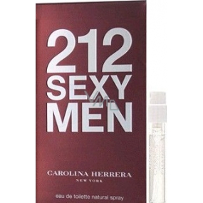 Carolina Herrera 212 Sexy Men toaletní voda pro muže 1,5 ml s rozprašovačem, vialka