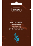 Ziaja Kakaové máslo krémová pleťová maska 7 ml