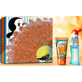 Moschino I Love Love toaletní voda 30 ml + tělové mléko 50 ml