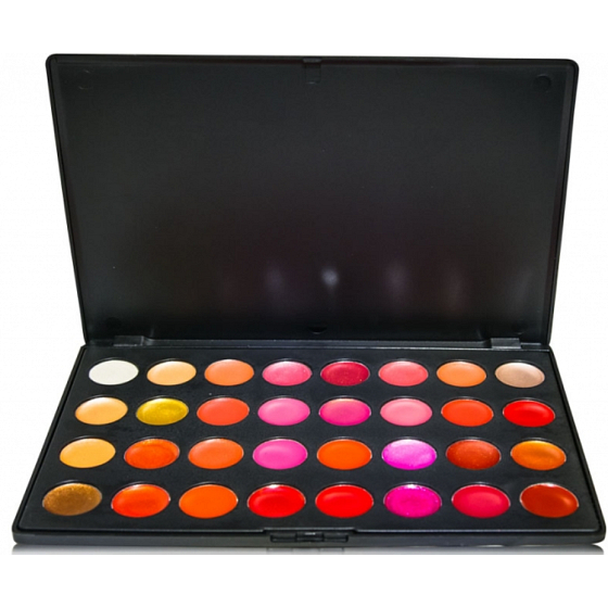 Be Chic! Lovely Lips Palette paleta 24 lesků na rty
