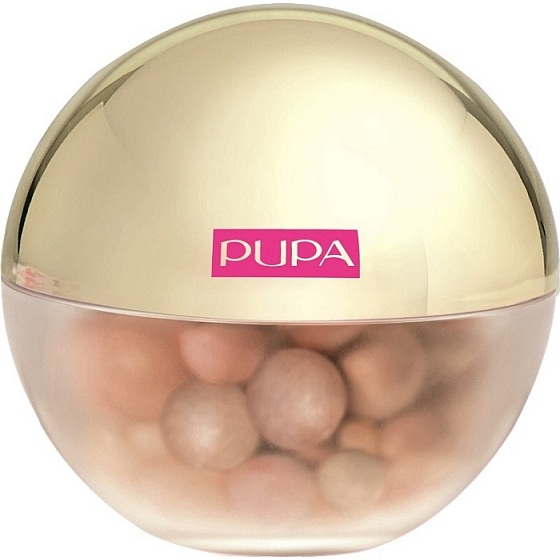 Pupa Dot Shock Highlighter rozjasňovač ve vícebarevných perleťových kuličkách 001 Dot Sunshine 22 g