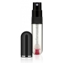 Travalo Perfume Pod Pure Essentials Black plnitelný flakón s rozprašovačem 5 ml