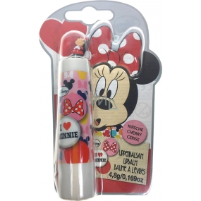 Disney Minnie Mouse 3D balzám na rty s příchutí třešně 4,8 g