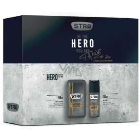 Str8 Hero toaletní voda pro muže 50 ml + deodorant sprej 150 ml, dárková sada
