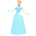 Disney Princess - Popelka 3D sprchový a koupelový gel pro děti 300 ml