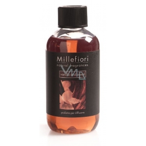 Millefiori Milano Natural Vanilla & Wood - Vanilka a Dřevo Náplň difuzéru pro vonná stébla 250 ml