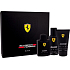 Ferrari Scuderia Black toaletní voda pro muže 125 ml + sprchový gel 150 ml + deodorant sprej 150 ml, dárková sada