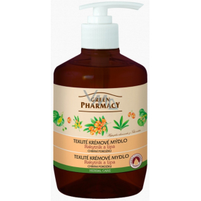 Green Pharmacy Rakytník a Lípa tekuté krémové ochraňující mýdlo 460 ml
