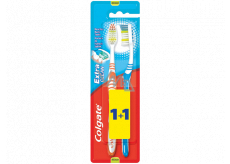 Colgate Extra Clean Medium střední zubní kartáček 1 + 1 kus
