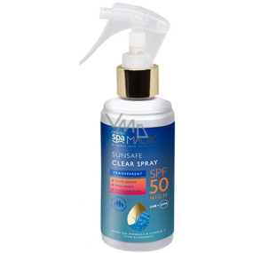 Dead Sea Spa Magik Sunsafe Clear SPF50 opalovací krém sprej 150 ml