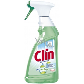 Clin ProNature přírodní čistič na okna s rozprašovačem 500 ml